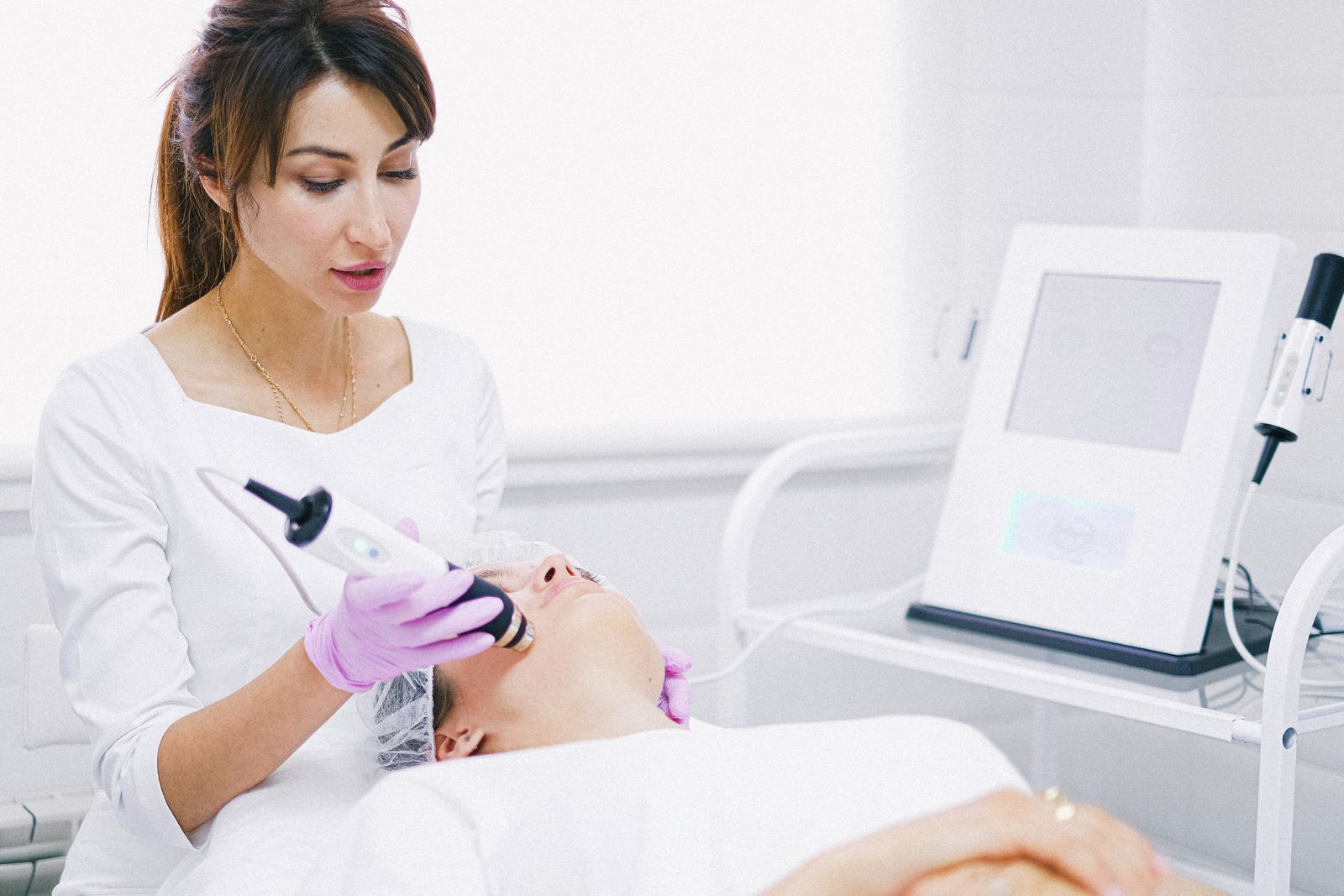 Sesión de estética facial